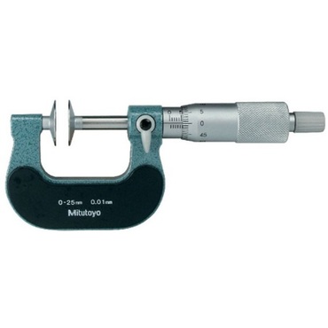 Outside micrometer with cup jaws series 123